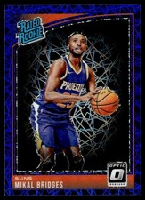 2018-19 Donruss Optic Blue Velocity Mikal Bridges Rookie Phoenix Suns #200