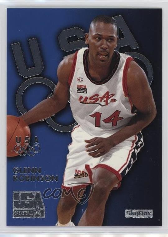 1996 Skybox USA Basketball Silver Glenn Robinson #S9
