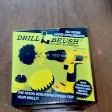 Drillbrush Multi-Purpose Brush Set for Cordless Drill, 4", 2", Original