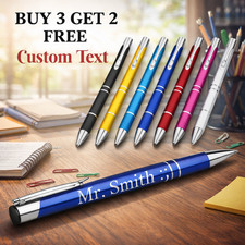 Personalised Pen Engraved Luxury Metal Promotional Gift Set Buy 3 Get 2 Free