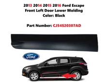 2013 2014 2015 2016 Ford Escape Front Left Door Lower Molding Trim CJ54S20307AD