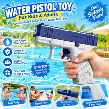 Water Pistol Toy for Kids Adults Summer Pool Beach Fun Water Gun Toys