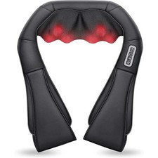Massaggiatore Shiatsu Collo Spalle Schiena con Calore Cuscino Elettrico