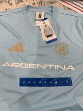 NWT Adidas FIFA World Cup '26 Argentina Olp Soccer Performance T Shirt Jersey L