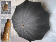 Vintage Russian Soviet Umbrella Parasol vintage wood Deco Handle 1940-1950