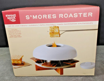 Chef n Sweet Spot Tabletop Smores Maker Can Be Used Indoors / Outdoors White NEW