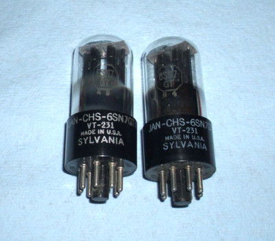 Tube 6SN7GT SYLVANIA – Neuf – Garantie 3 Mois