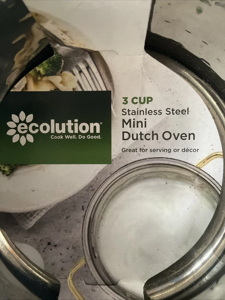ECOLUTION MINI DUTCH OVEN 5”💛🧡Stainless Steel💛🧡 - Image 3 of 4