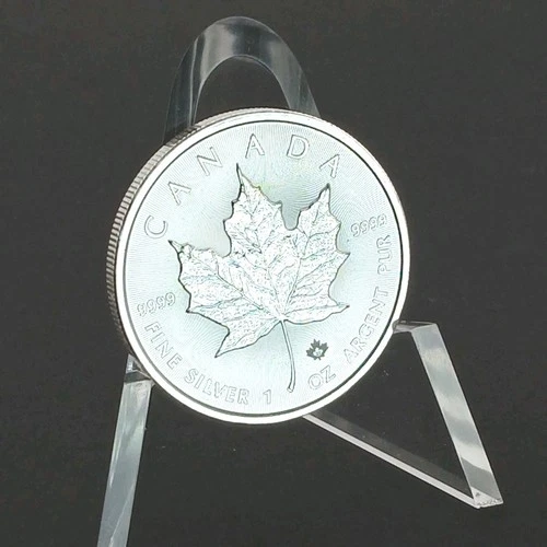 2022 1oz Canada Silver Maple Leaf Queen Elizabeth II Effigy .9999 Fine Silver