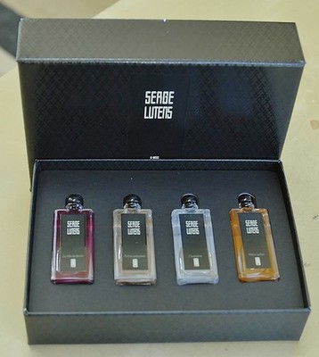 SERGE LUTENS 4x 5 ml (.16oz) Ambre Sultan*Orpheline*Cellophane++ SET MINIATURES
