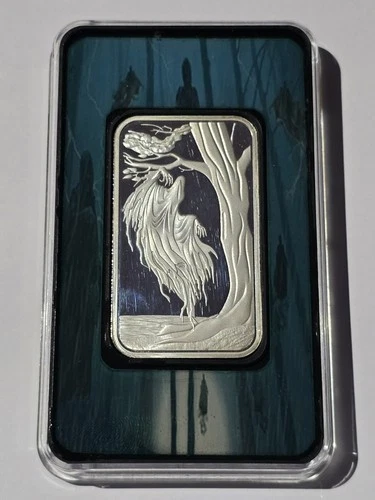 Harry Potter Magical Creatures Dementor 1oz .999 Fine Silver Bar