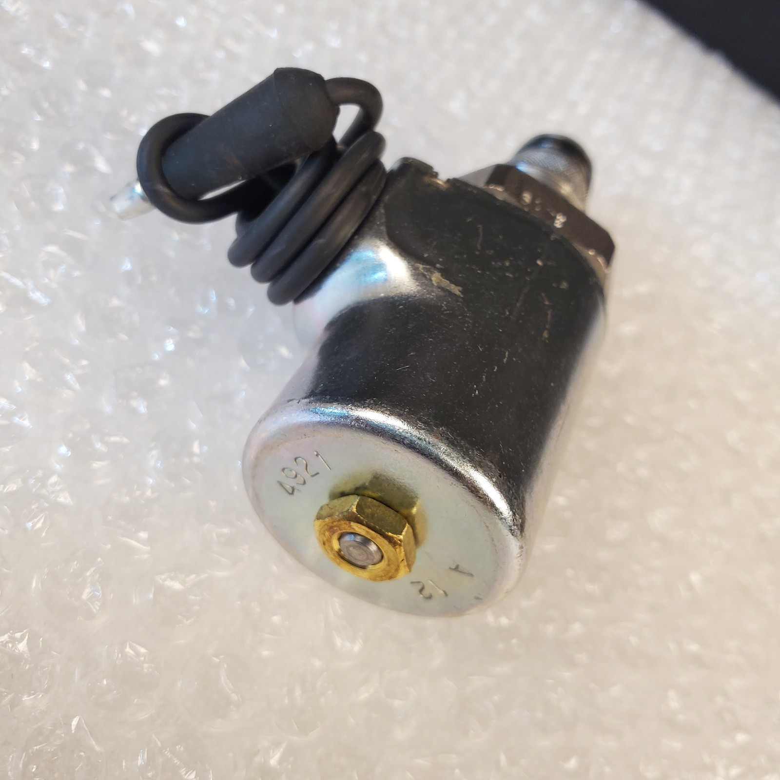 "A" Solenoid coil and valve, 3/8" stem, Snow Plow, Meyer 15356, Buyers 1306015