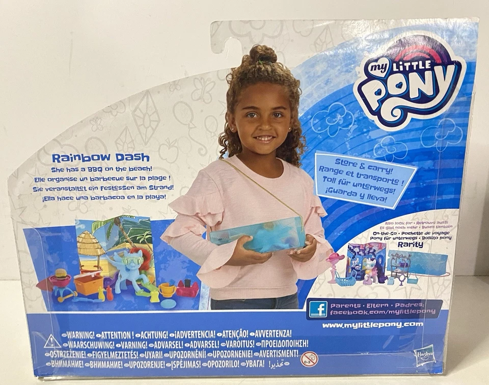 My Little Pony Hasbro - Rainbow Dash On The Go - Pochette de Voyage Neuf - Photo 2/3