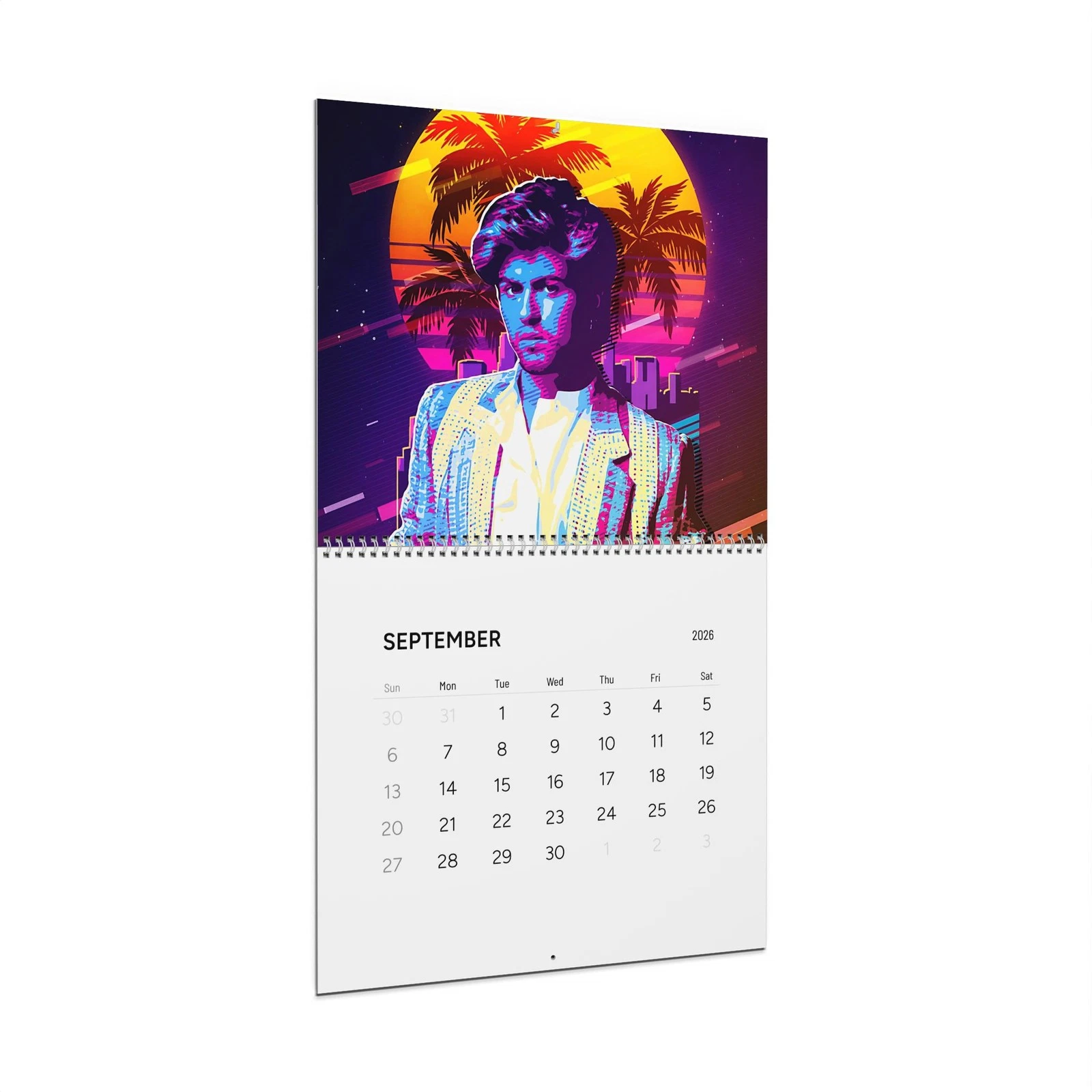 George Michael Wall Calendar 2026