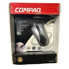 Vintage NEW Compaq CPQ200iD Optical Scroll Mouse. Scroll Wheel. Compatible