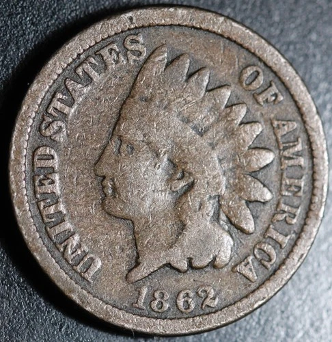 1862 INDIAN HEAD CENT - GOOD