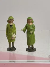 2- Vintage Lead Johillco Wedding Party Dress Bridesmaids Pre War