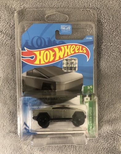 Hot Wheels Tesla Cybertruck 2021 First Edition Factory Sealed SUPER RARE MINT