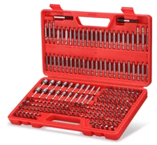 214-Piece S2 Steel Drill & Screwdriver Bit Set with Security Power Bits