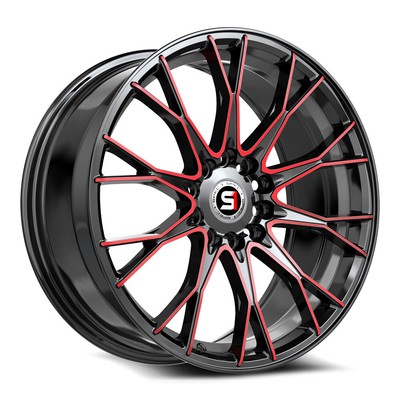 German Spec Rim Spec-1 Wheels Rim SP-59 17x7.5 5x110/5x114.3 ET42 73.1CB Gloss Black ...