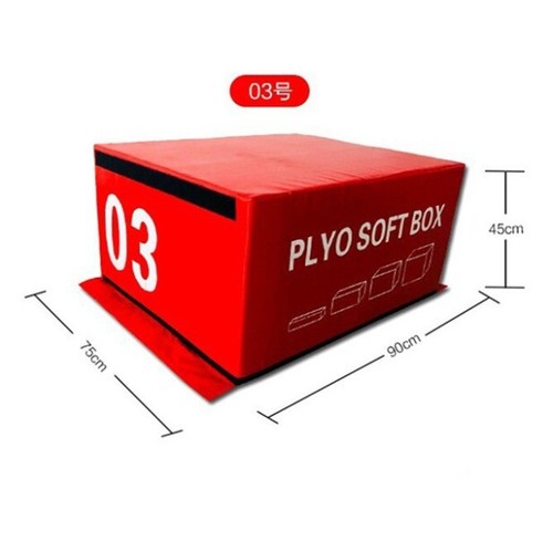 Plyometric Jumping Boxes Set Soft Foam Stackable Exercise Fitness Gym Plyo Boxes - Picture 19 of 32