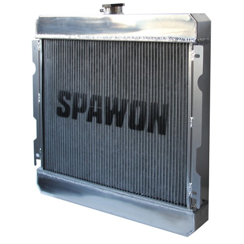 Radiador 4 filas SPAWON apto para Dodge Dart Plymouth Valiant 1970-1972 bloque pequeño V8 AT - Imagen 7 de 7