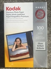 100 Sheets Kodak Premium Photo Paper 4x6 Instant Dry Gloss NEW