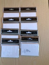 Srebrna folia Róża Stół ślubny Karty na miejsca Partia 96 (8 paczek po 12) NOWOŚĆ