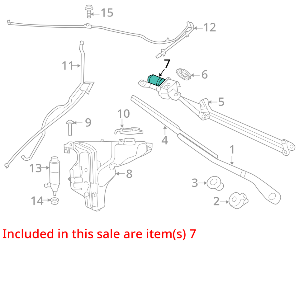 Windshield Wiper Motor 2013 200 Sku3944064 eBay