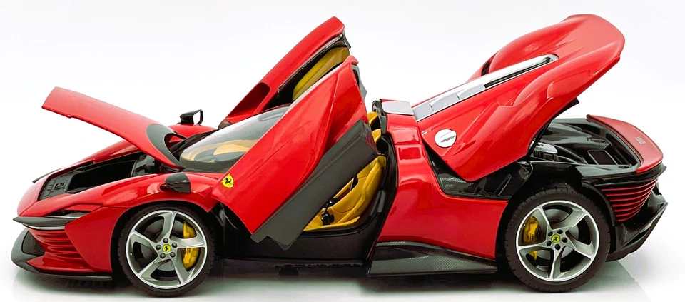 1 18 Ferrari Race Car Racing Racer 24 LeMans Custom Built Metal Body ModelV12 - Image 4 of 4