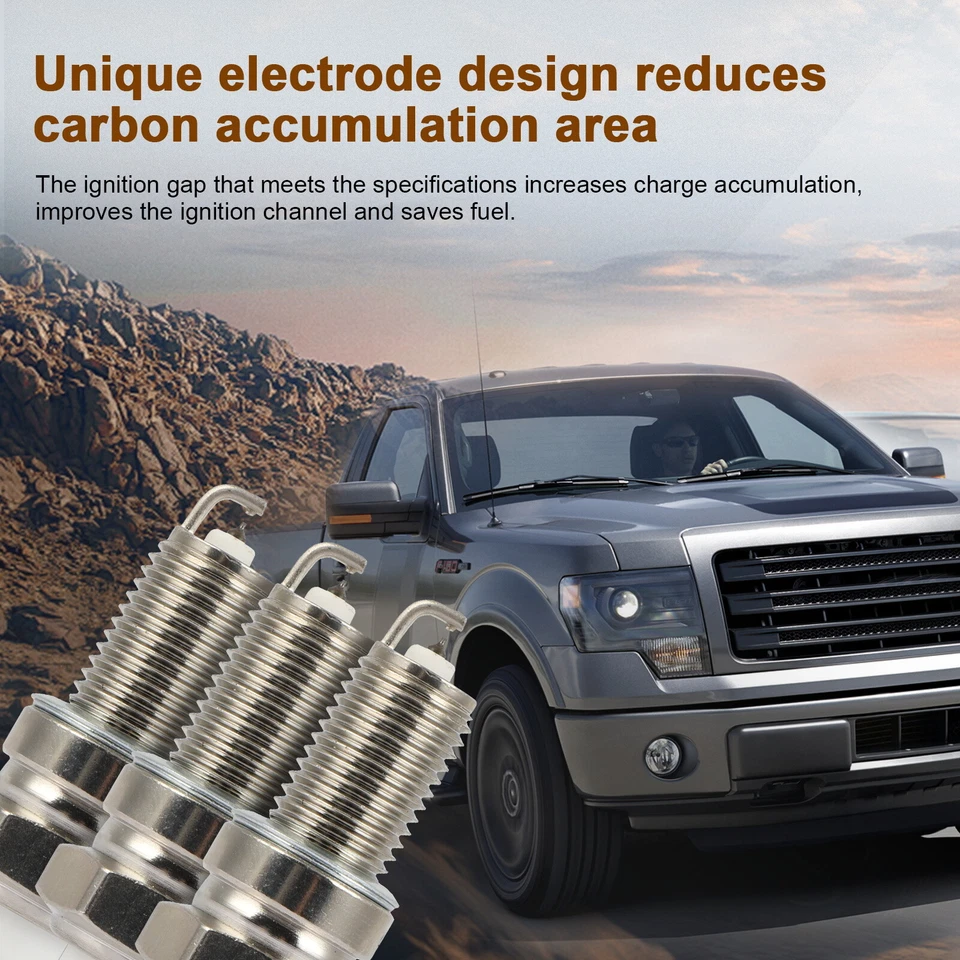 4x bujías de iridio y platino para Triumph Thunderbird 2012-2013 ABS de 2 tonos Foto 4 de 4