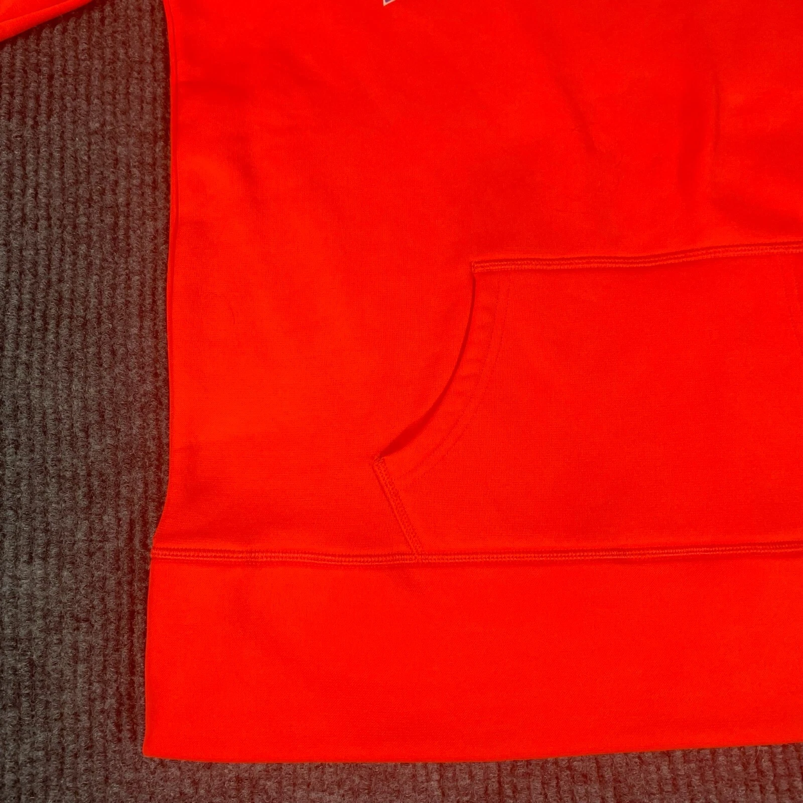 VETEMENTS Under Armour Felpa con Cappuccio Youth XL Extra Large Rosa Vestibilità Larga Manica Lunga Fori Pollice