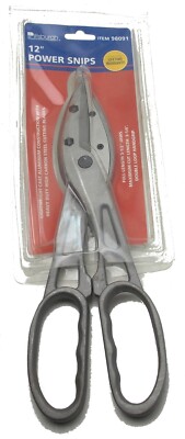 Pittsburgh 12'' Power Aluminum Snips Carbon Blades 98091 NEW in Clam Shell