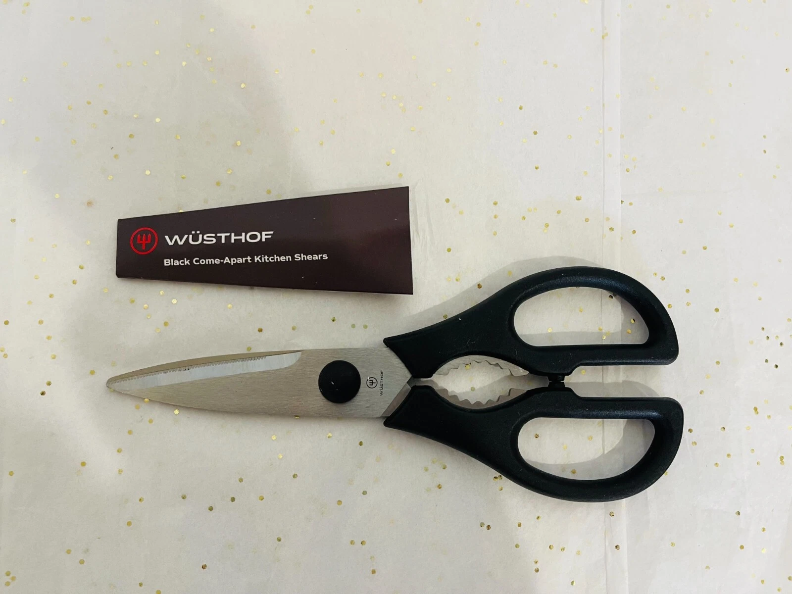 WUSTHOF Stainless Steel KITCHEN SHEARS w/ Bottle Opener Come-Apart