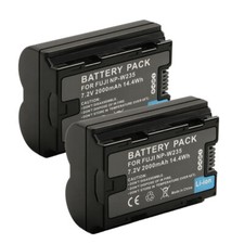 2 x Li-ion Battery NP-W235 NP W235 NPW235 for Fujifilm X-S20, X-T5, X-T4, X-H2S