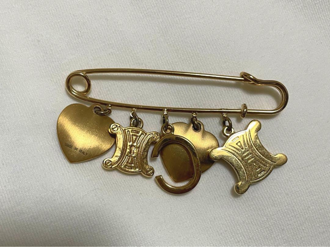 Celine Vintage Charm Pin Accessory Gold | eBay Celine Vintage Charm Pin Accessory Gold | eBay