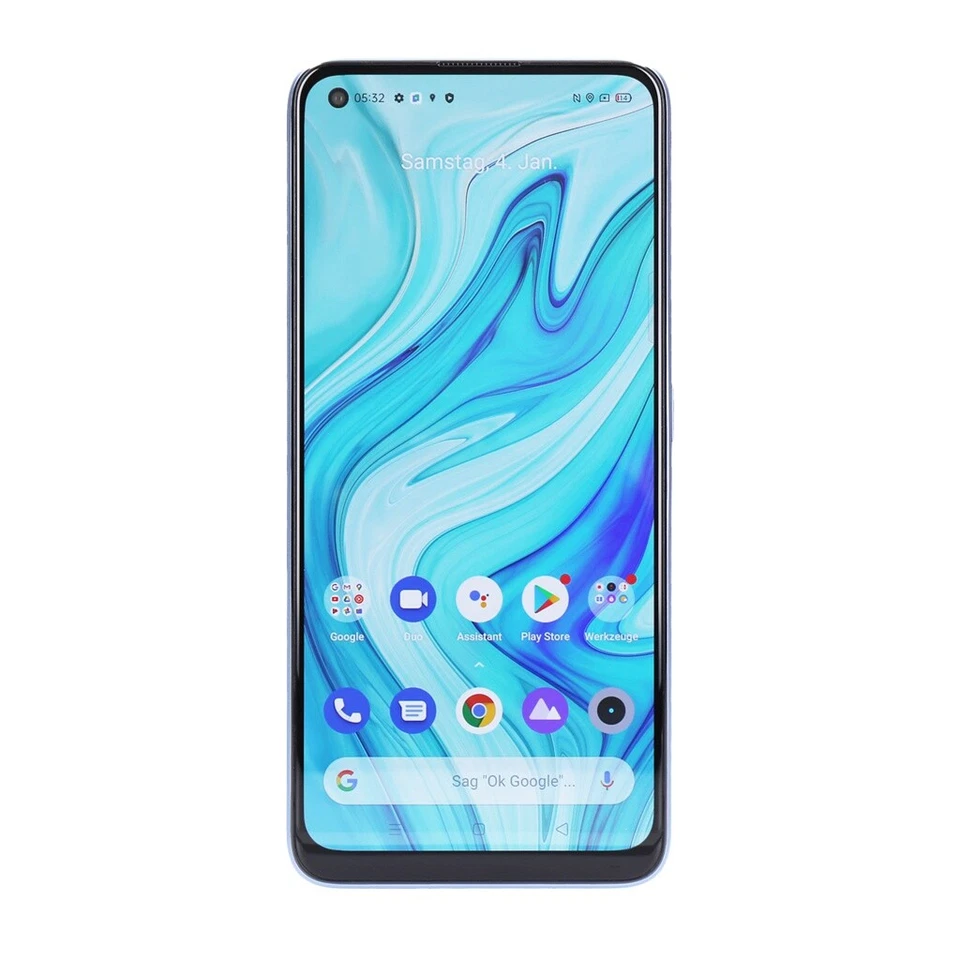 Realme 7 Dual-SIM 6GB+64GB Mist Blue Android Smartphone 6,5 Zoll 48 MPix - Bild 2 von 4