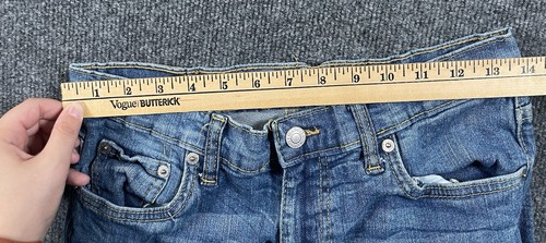 Levi's 502 Jeans Youth Size 18 Reg 29 x 29 Regular Taper Blue Denim Medium Wash - Picture 7 of 10