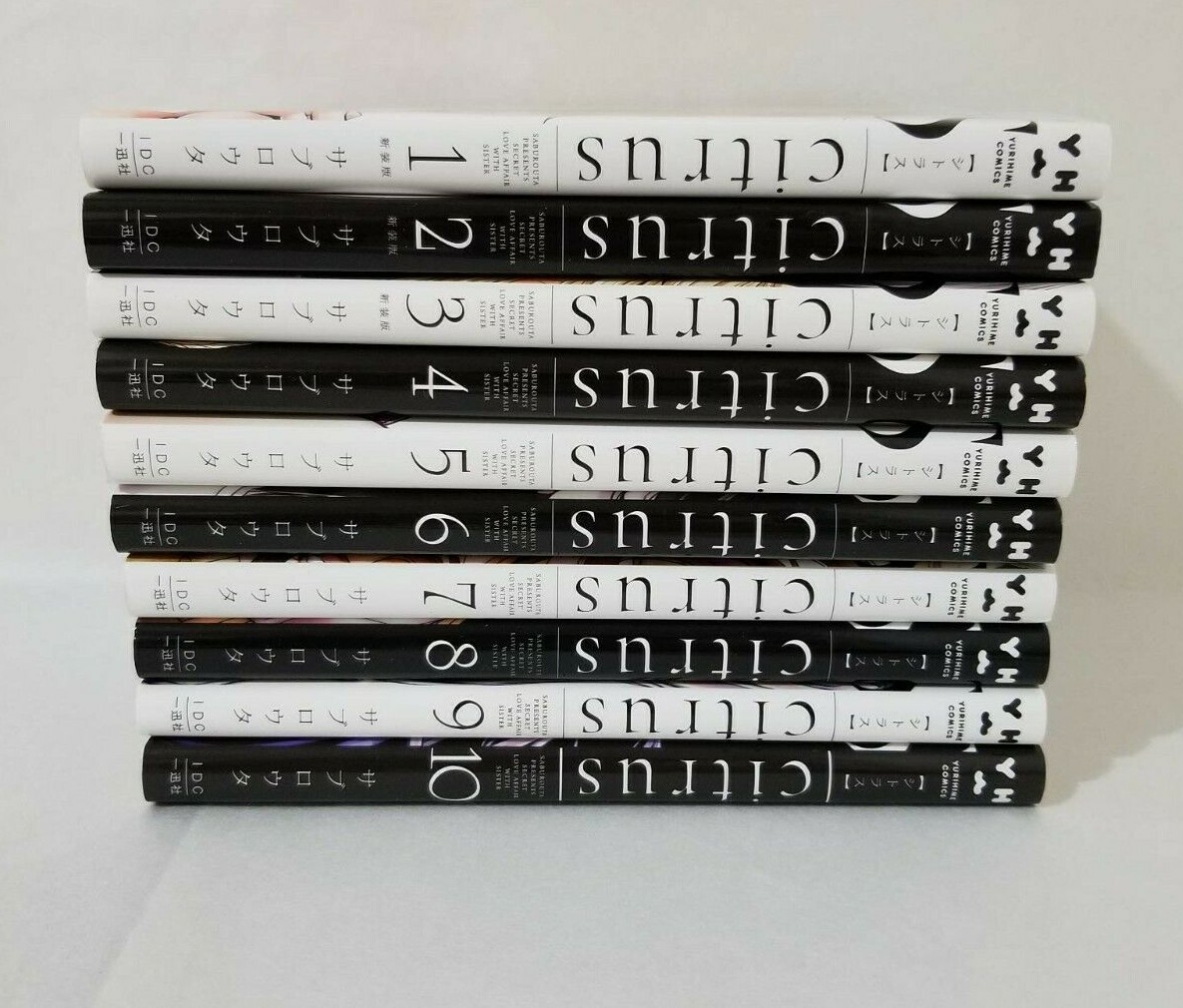 Citrus vol.1-10 / Saburouta Comic Manga Complete Set Comic