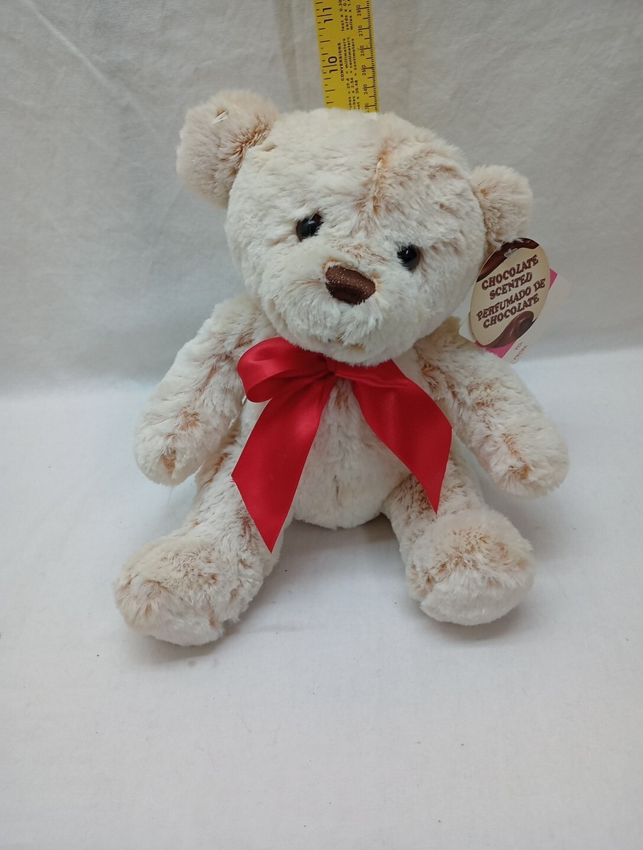 Dan Dee Teddy Bear Chocolate Scented Plush Stuffed Animal Frosted