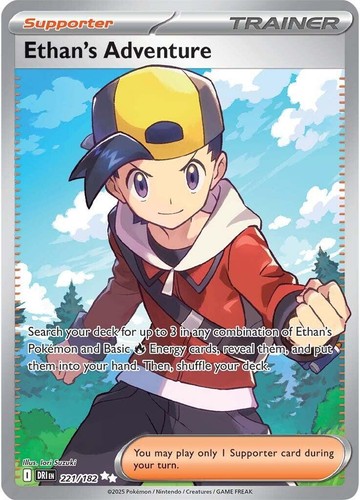 Ethan's Adventure #221/182 SV10: Destined Rivals Pokemon Card | eBay