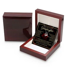 To My Beautiful Granddaughter, Granddaughter Necklace, Gift For Granddaughter