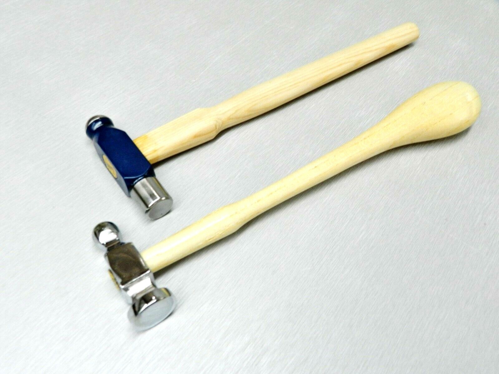 Jewelers Chasing Hammer & Ball Peen SET of 2 Jewelry Making Craft Work
