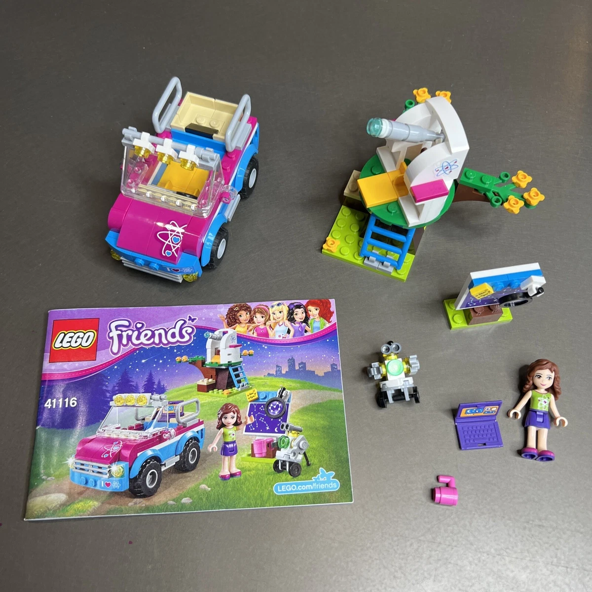 Lego friends olivia's online exploration car instructions