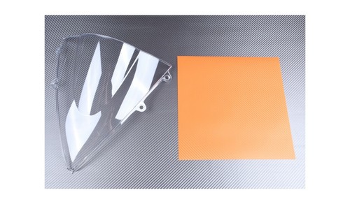 Parabrisas Cúpula Transparente + Carbono Naranja DUCATI PANIGALE 899 2013-2015 - 第 4/4 張圖片