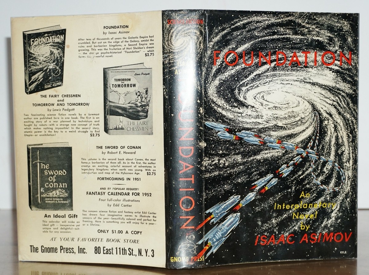 SIGNED* 1ST/1ST EDITIONS, W. ORG JACKETS~ THE FOUNDATION
