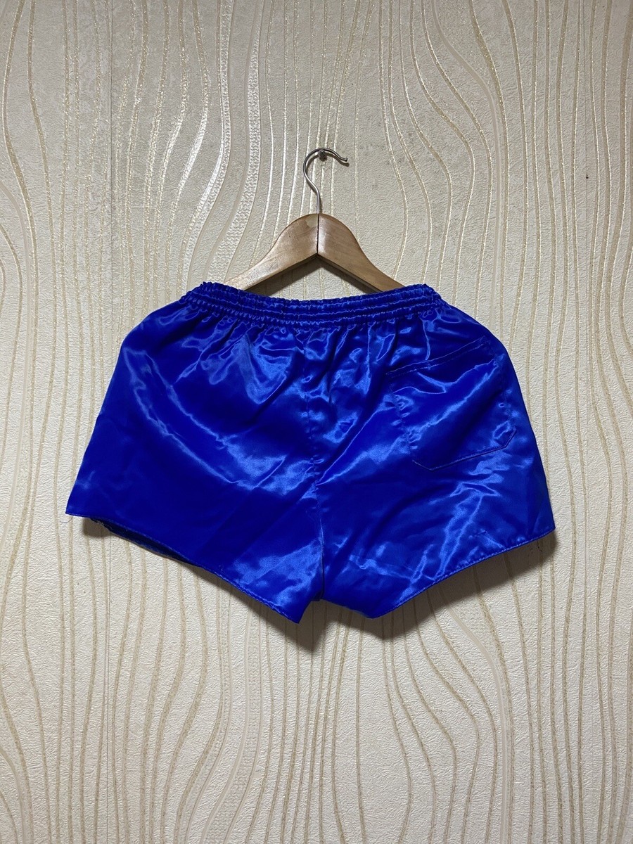 ADIDAS VINTAGE SHORTS 80s FOOTBALL SOCCER sz 34 MEN BLUE | eBay