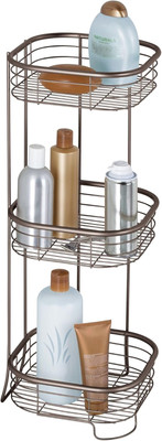 Idesign Standing Shower Caddy Organizer, the Forma Collection   9.5'' X 9.5'' X 26