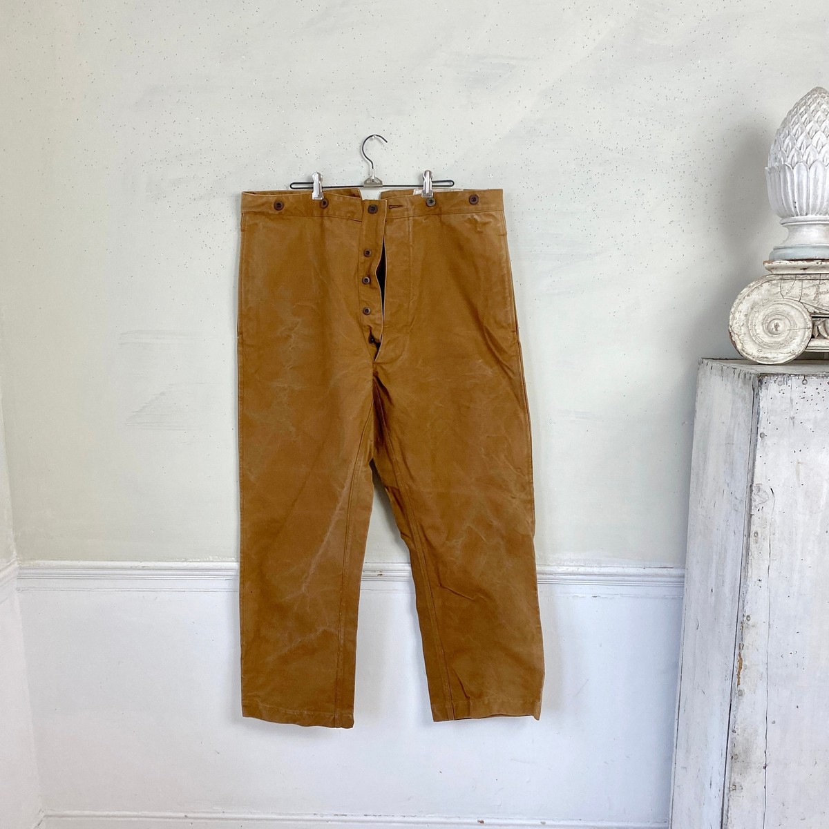 パンツ 40's French brown wool work trousers s-l1200.jpg