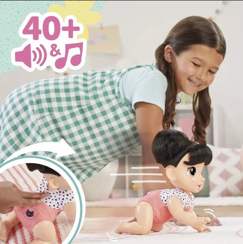 Baby Alive Crawl 'N Play Katie Kat Doll - Black Hair Interactive Toy for Kids 3+ - Picture 3 of 6